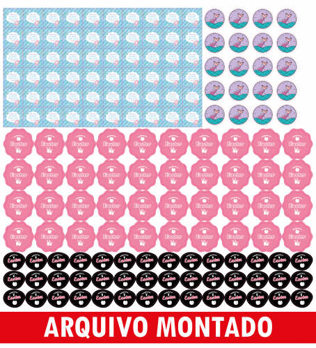 Adesivo Branco Fosco [ ARTE MONTADA ]