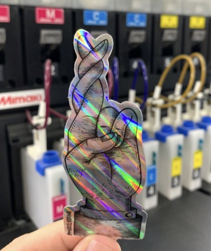 Adesivo Holográfico [ LISO ]
